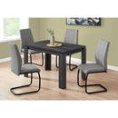 Monarch I 1166 Dining Table - Black Reclaimed Wood-Look IMAGE 2