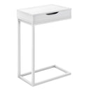 Monarch I 3601 Accent Table - White/White IMAGE 1