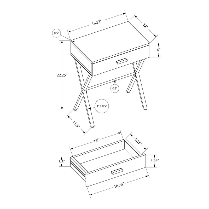 Monarch Accent Table I 3605 IMAGE 5