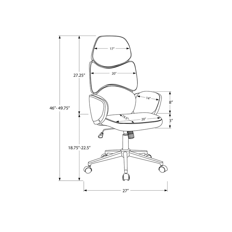 Monarch Office Chairs Office Chairs I 7321 IMAGE 10