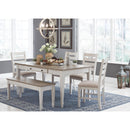 Signature Design by Ashley Skempton D394-25 Rectangular Dining Room Table with Storage IMAGE 10