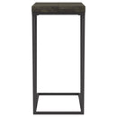  Coaster Furniture Carly 931156 Expandable Engineered Wood C-Shaped Side Table - Grey IMAGE 8