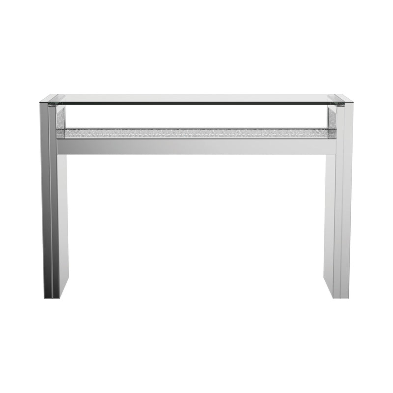 Coaster Furniture Edna 951766 Mirrored Acrylic Console Table LED Lighting - Silver IMAGE 2
