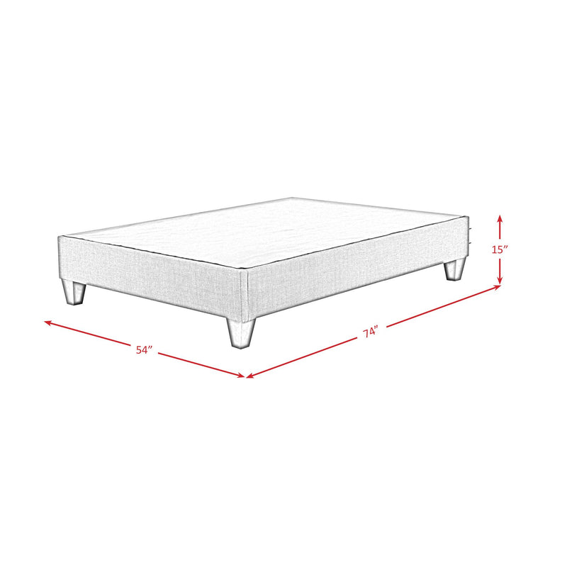  Elements International Abby UBB102FBBO Full Platform Bed - Black IMAGE 10
