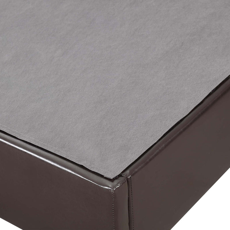  Elements International Abby UBB101FBBO Full Platform Bed - Brown IMAGE 3