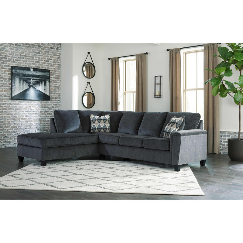 Signature Design by Ashley Abinger Fabric Queen Sleeper Sectional 8390