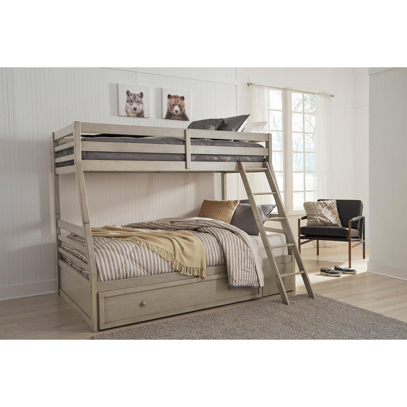 Signature Design by Ashley Lettner B733B23 Twin over Full Bunk Bed with 1 Large Storage Drawer IMAGE 6