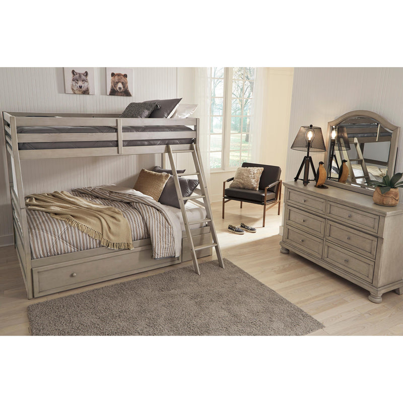 Signature Design by Ashley Lettner B733B23 Twin over Full Bunk Bed with 1 Large Storage Drawer IMAGE 7