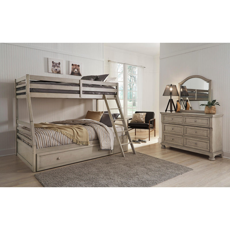 Signature Design by Ashley Lettner B733B23 Twin over Full Bunk Bed with 1 Large Storage Drawer IMAGE 9