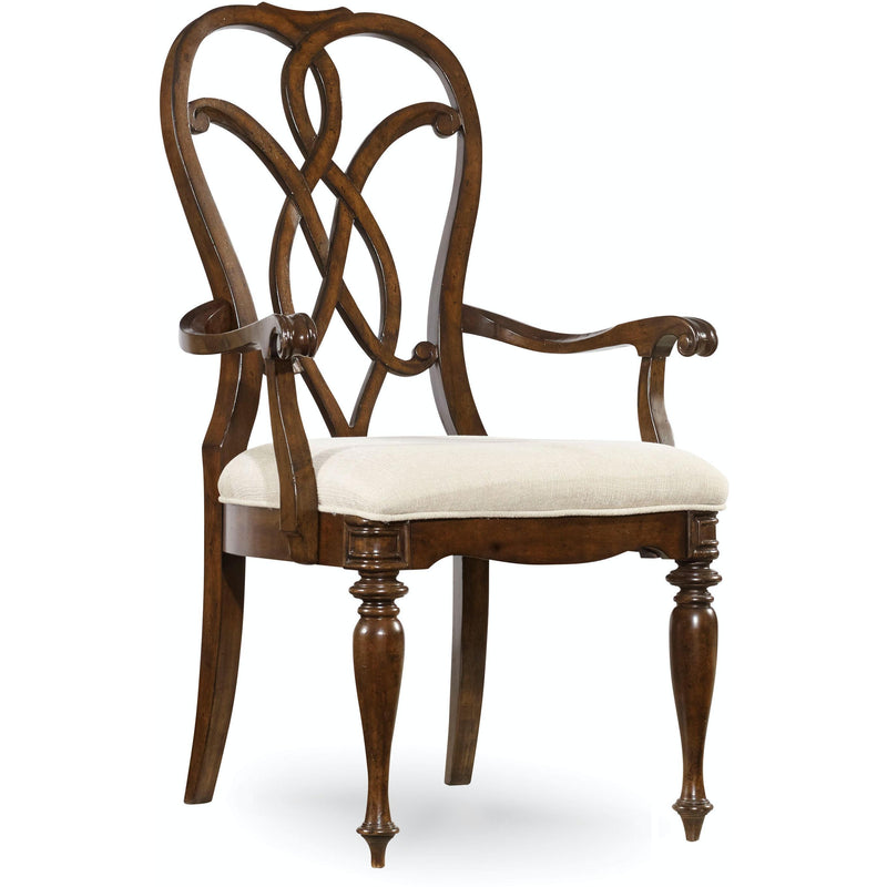 Hooker Furniture 5381-75300 Leesburg Splatback Arm Chair IMAGE 1