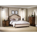  Hooker Furniture 5381-90950 Leesburg Queen Upholstered Bed with Wood Rails IMAGE 2