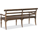 Hooker Furniture 5960-75315-BRN Hill Country Helotes Dining Bench IMAGE 2