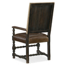  Hooker Furniture 5960-75400-BLK Hill Country Comfort Upholstered Arm Chair IMAGE 2