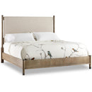  Hooker Furniture 6050-90960-GRY Affinity California King Upholstered Bed IMAGE 1