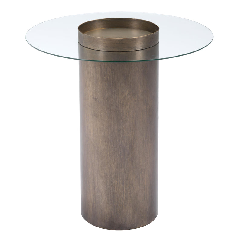  Zuo Emi 101494 End Table - Antique Bronze IMAGE 4