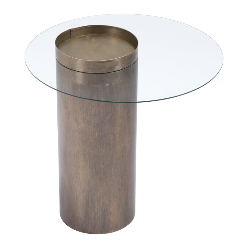  Zuo Emi 101494 End Table - Antique Bronze IMAGE 5