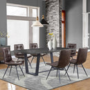 Coaster Furniture Aiken 107853 Upholstered Dining Side Chair - Brown (Set of 4) IMAGE 11