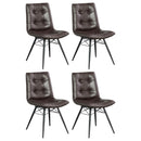 Coaster Furniture Aiken 107853 Upholstered Dining Side Chair - Brown (Set of 4) IMAGE 1