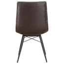 Coaster Furniture Aiken 107853 Upholstered Dining Side Chair - Brown (Set of 4) IMAGE 7