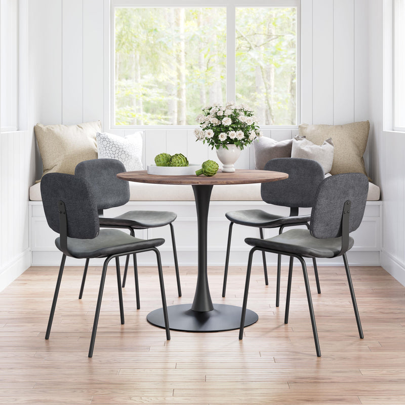  Zuo Opus 101567 Dining Table - Brown & Black IMAGE 9
