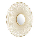  Zuo Glow A12214 Round Mirror - Gold IMAGE 1