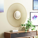  Zuo Glow A12214 Round Mirror - Gold IMAGE 4