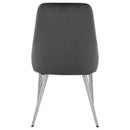  Coaster Furniture Cabianca 191442 Upholstered Dining Side Chair - Grey IMAGE 6