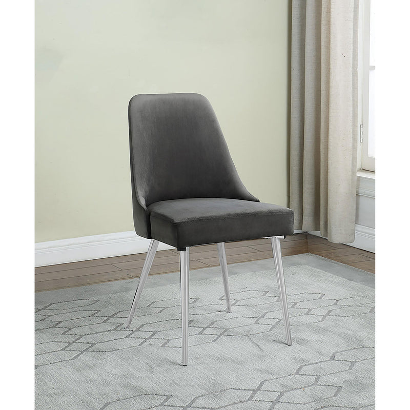  Coaster Furniture Cabianca 191442 Upholstered Dining Side Chair - Grey IMAGE 9