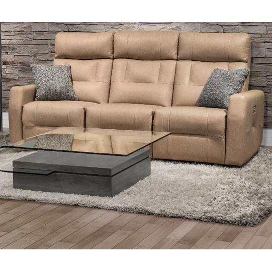 Elran Power Reclining Sofa 40016-MEC-POWP-H Power Reclining Sofa with Power Headrest/Pack IMAGE 1