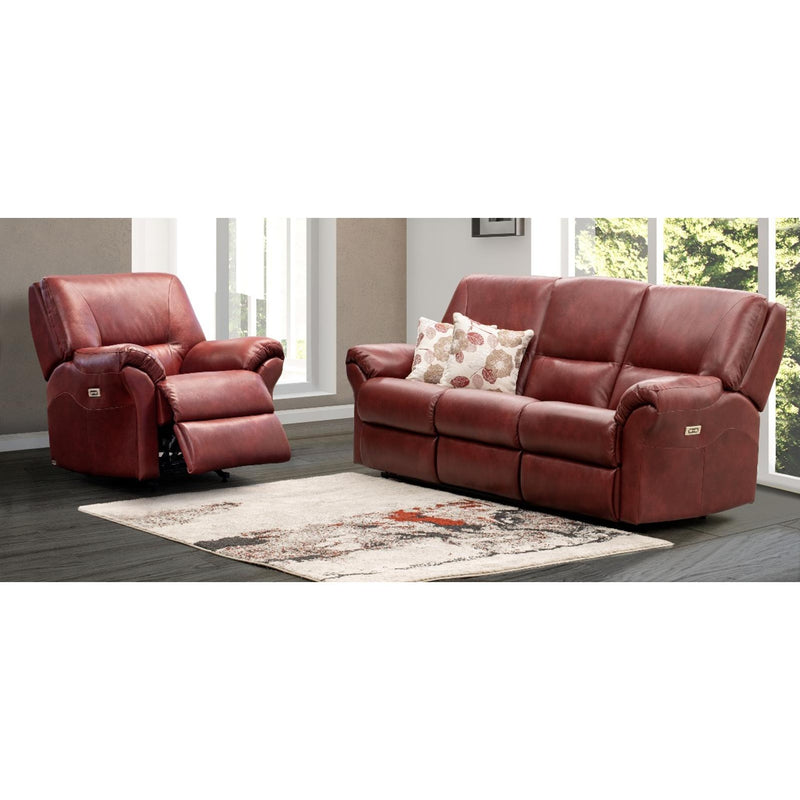 Elran Reclining Sofa 40116-MEC-07 Reclining Sofa with Manual Headrest and Drawers IMAGE 2