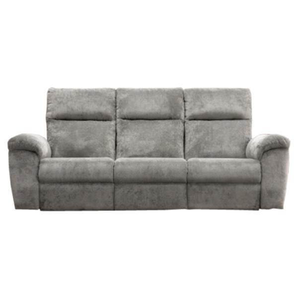 Elran Reclining Fabric Sofa 40846-MEC-07 Reclining Sofa with Manual Headrest and Drawers IMAGE 1