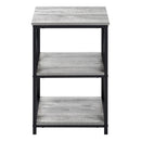 Monarch I 3596 Accent Table - Grey/Black IMAGE 2
