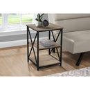 Monarch I 3597 Accent Table - Dark Taupe/Black IMAGE 8