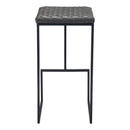  Zuo Element 101458 Barstool - Grey IMAGE 4
