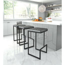  Zuo Element 101458 Barstool - Grey IMAGE 8