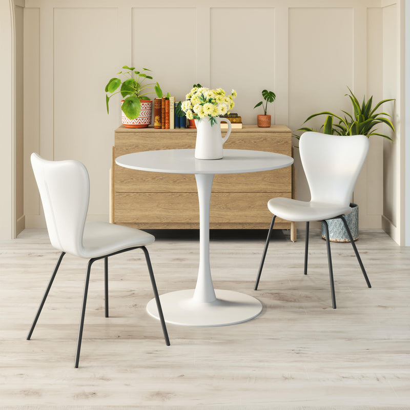  Zuo Opus 101566 Dining Table - White IMAGE 9