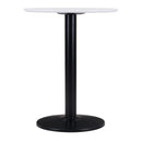  Zuo Alto 101569 Bistro Table - White & Black IMAGE 2