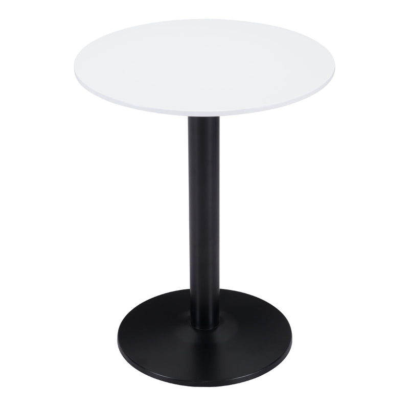  Zuo Alto 101569 Bistro Table - White & Black IMAGE 3