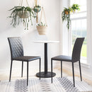  Zuo Alto 101569 Bistro Table - White & Black IMAGE 9