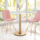  Zuo Alto 101570 Bistro Table - White & Gold IMAGE 7