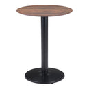 Zuo Alto 101740 Bistro Table - Brown & Black IMAGE 2