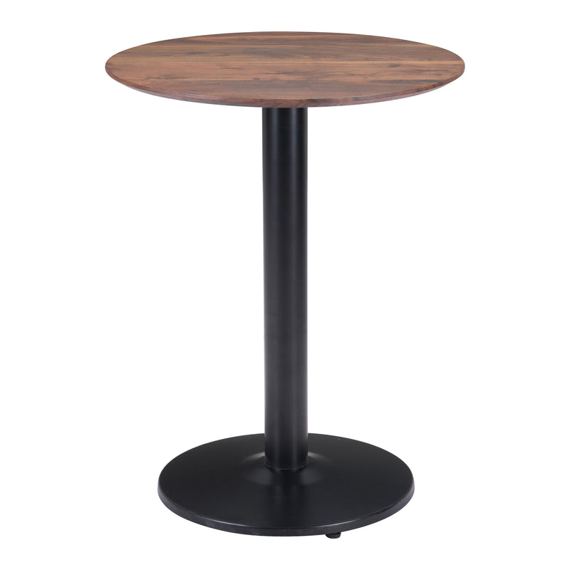  Zuo Alto 101740 Bistro Table - Brown & Black IMAGE 2