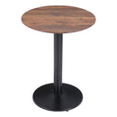  Zuo Alto 101740 Bistro Table - Brown & Black IMAGE 4