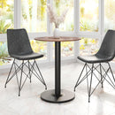  Zuo Alto 101740 Bistro Table - Brown & Black IMAGE 8