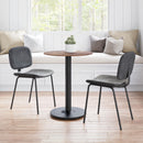  Zuo Alto 101740 Bistro Table - Brown & Black IMAGE 9