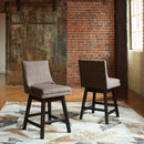 Signature Design by Ashley Tallenger D380-424 Upholstered Swivel Barstool IMAGE 4