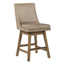 Signature Design by Ashley Tallenger D380-524 Upholstered Swivel Barstool IMAGE 1