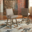 Signature Design by Ashley Tallenger D380-524 Upholstered Swivel Barstool IMAGE 4