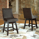 Signature Design by Ashley Tallenger D380-624 Upholstered Swivel Barstool IMAGE 4