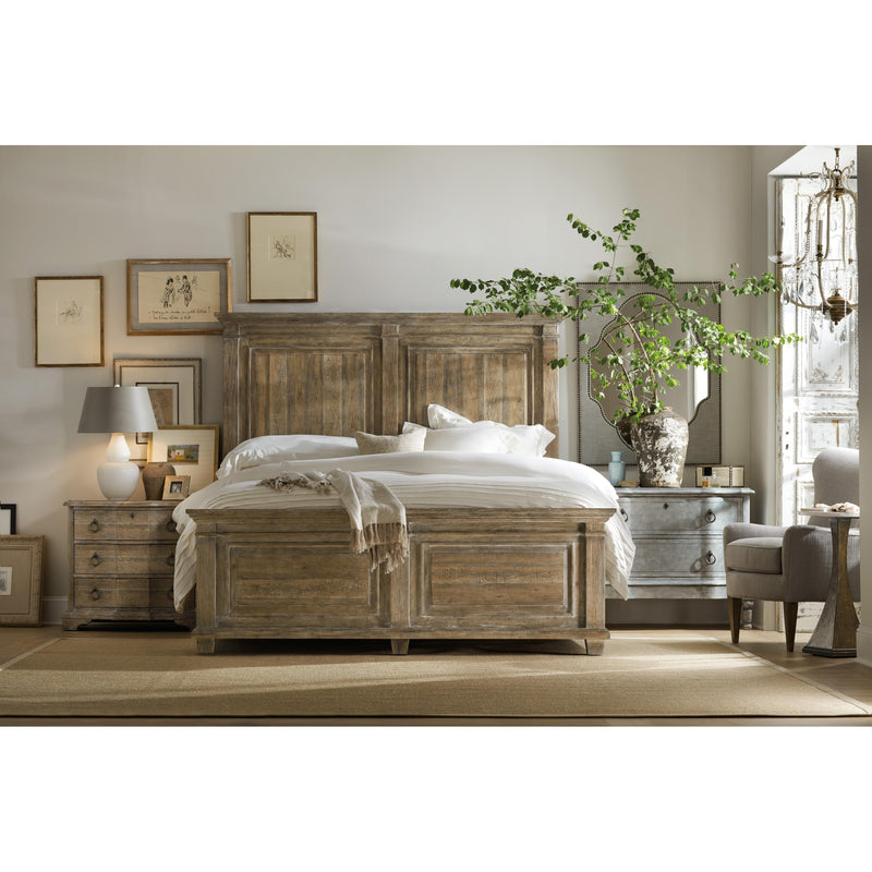 Hooker Furniture 5750-90260-MWD Boheme Laurier California King Panel Bed IMAGE 6